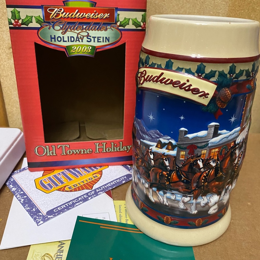 2003 Budweiser‎ Stein